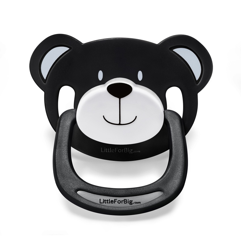 LFB Gen II Adult size Pacifier - Bear - Black – My Inner Baby