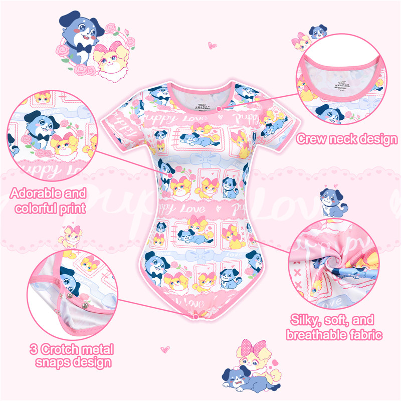 LFB Little Blue Puppy Love Adult Bodysuit – My Inner Baby