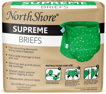 NorthShore Supreme Lite Tab-Style Adult Incontinence Briefs