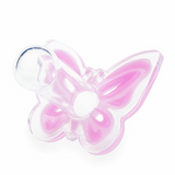 Enigma - Fully Silicone Adult Pacifier Novelty - Pink Butterfly