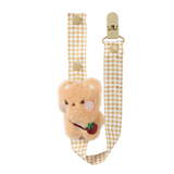 CutiePlusU Happy Bear Paci Clip - Tangerine