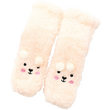CutiePlusU Plush Fuzzy Socks - White