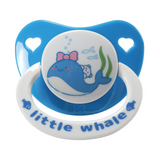 CPU Adult Size 6 Pacifier - Little Blue Whale