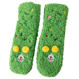 CutiePlusU Plush Fuzzy Socks - Green