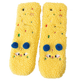 CutiePlusU Plush Fuzzy Socks - Yellow