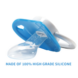 CPU Adult Size 6 Pacifier - Little Blue Whale