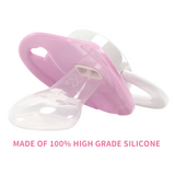 CPU Adult Size 6 Pacifier - Little Princess - White & Pink