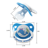 CPU Adult Size 6 Pacifier - Little Blue Whale