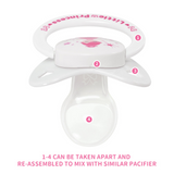 CPU Adult Size 6 Pacifier - Little Princess - White