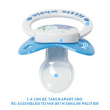 CPU Adult Size 6 Pacifier - Little Blue Whale