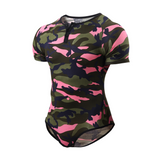 CutiePlusU Bodysuit for Men - Pink Camo