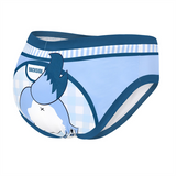 Adult Hipster Training Briefs - Little Blue