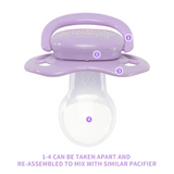 CPU Adult Size 6 Pacifier - I Love Daddy - Purple