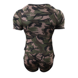 CutiePlusU Bodysuit for Men - Brown Camo