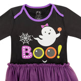 LC Adult Bamboo Terry Tulle Dress - Boo