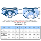 Adult Hipster Training Briefs - Little Blue
