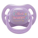 CPU Adult Size 6 Pacifier - I Love Daddy - Purple