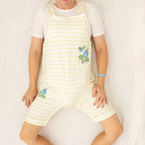 LC Adult Cotton Overall Romper - Busy Bee