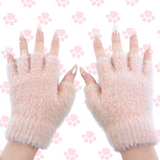 CutiePlusU Cat Paw Gloves - Pink