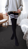 CutiePlusU Knee High Socks - Black