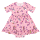 LC Bamboo Dress - Padded Frills