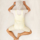LC Adult Cotton Overall Romper - Busy Bee