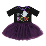LC Adult Bamboo Terry Tulle Dress - Boo