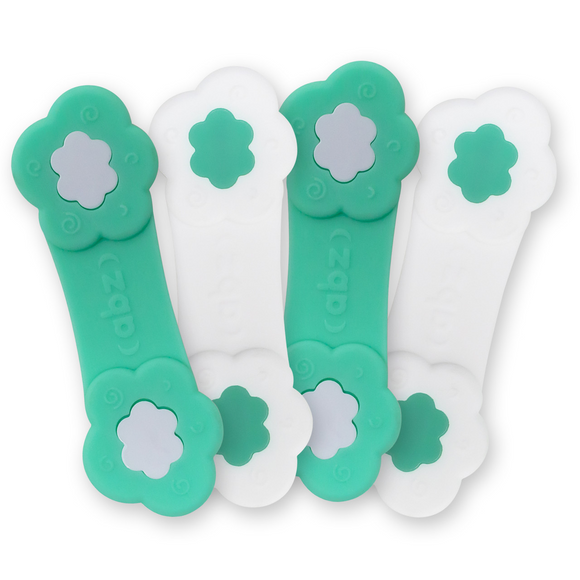 ABZ Pin Free Diaper Fasteners - Turquoise