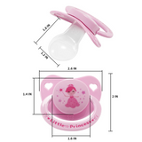 CPU Adult Size 6 Pacifier - Little Princess - Pink