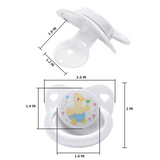 CPU Adult Size 6 Pacifier - White Duck