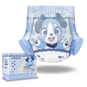 LFB Little Blue BabyFur Cloth Back Adult Diaper