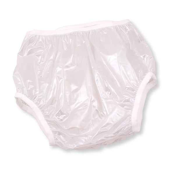 BLACK PVC Plastic Pants Adult DIAPER NAPPY Incontinence