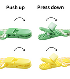 CutiePlusU Baby Dino Paci Clip - Yellow