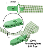 CutiePlusU Baby Dino Paci Clip - Yellow