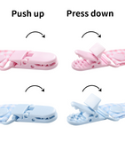 CutiePlusU Happy Bear Paci Clip - Pink