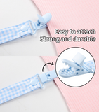 CutiePlusU Happy Bear Paci Clip - Pink