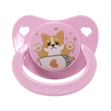 CPU Adult Size 6 Pacifier - Corgi - Pink