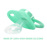 CPU Adult Size 6 Pacifier - Turquoise Duck