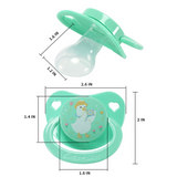 CPU Adult Size 6 Pacifier - Turquoise Duck