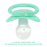 CPU Adult Size 6 Pacifier - Turquoise Duck