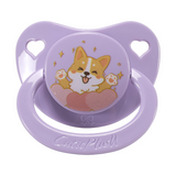 CPU Adult Size 6 Pacifier - Corgi - Purple