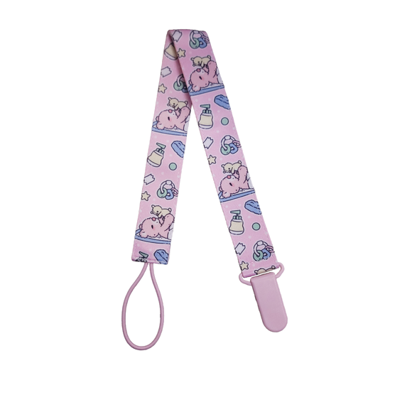 ODU Pacifier Clip -  Changing Time - Pink