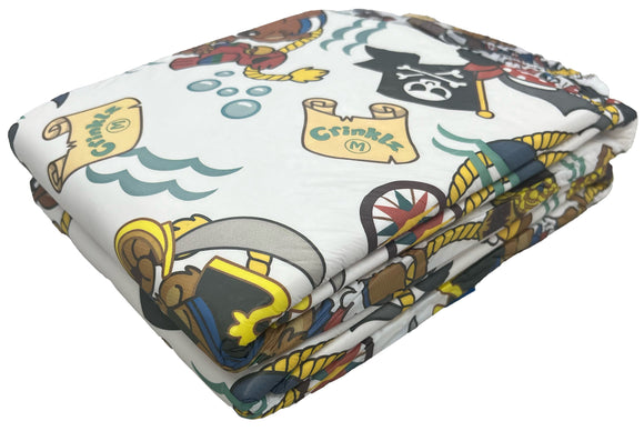 Crinklz printed Adult Diaper - Buccaneer