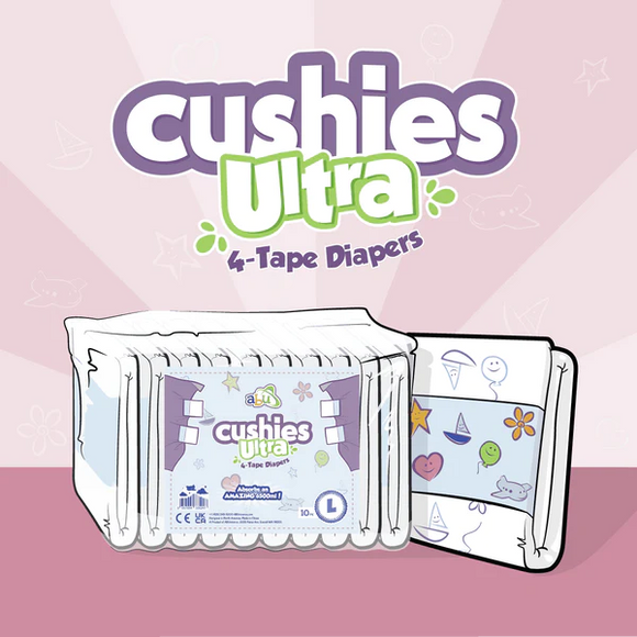 ABU ULTRA Cushies Adult Diaper - 4-Tape - Limited release