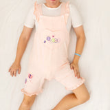 LC Adult Cotton Overall Romper - Caterpillar Cutie