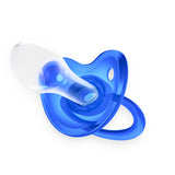 Crystal Fixx Adult Size 10 Pacifier - Clear Dark Blue