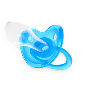 Crystal Fixx Adult Size 10 Pacifier - Clear True Blue