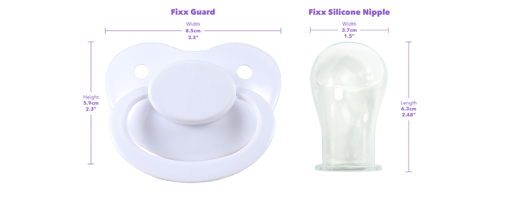 Fixx Adult Size 10 Pacifier - Cobalt Blue – My Inner Baby