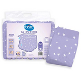 Forsite AM:PM Series Adult Diaper - Purple Stars