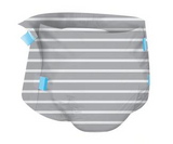 Forsite AM:PM Series Adult Diaper - Grey Stripes